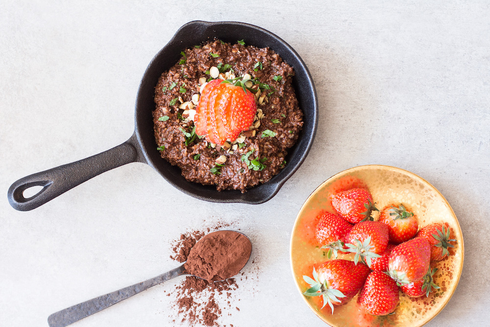 The Blue Zones Meal Planner Mint Chocolate Oatmeal (NF)