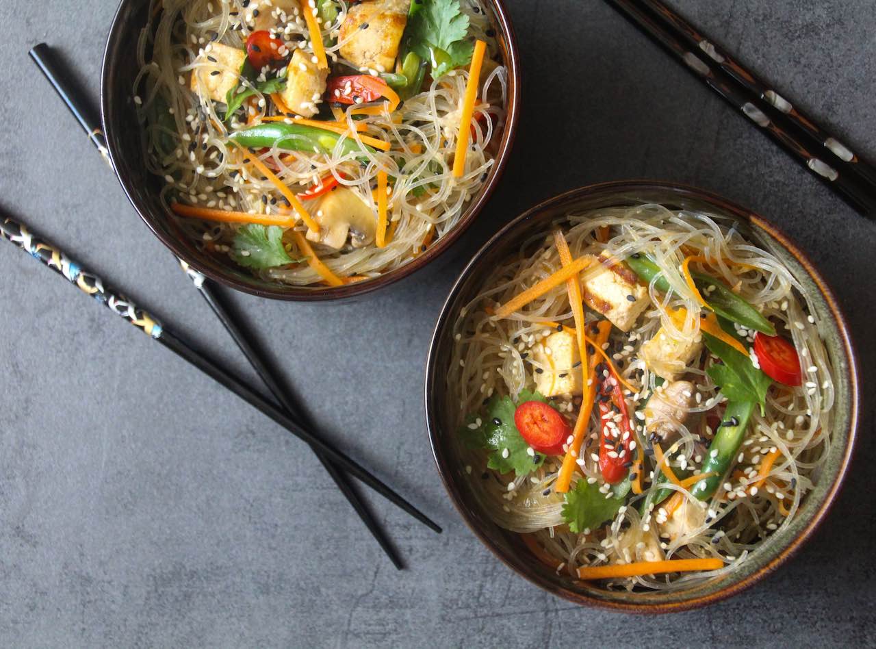 The Plantpower Meal Planner Japanese Noodles in a Savory Miso Broth