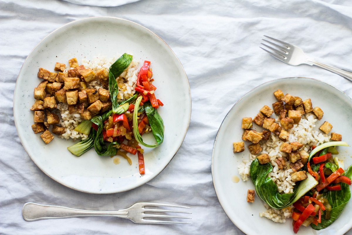Lighter Bok Choy Stir Fry (QUICK)