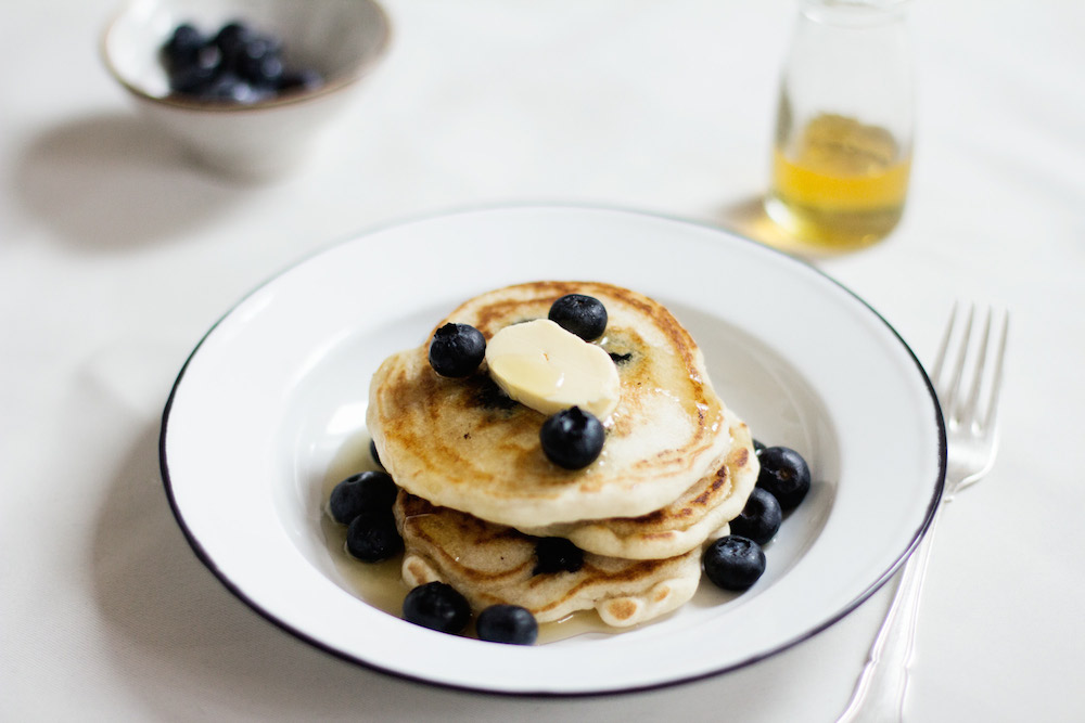 The ChooseVeg Meal Planner Fluffy Blueberry Pancakes (GF)