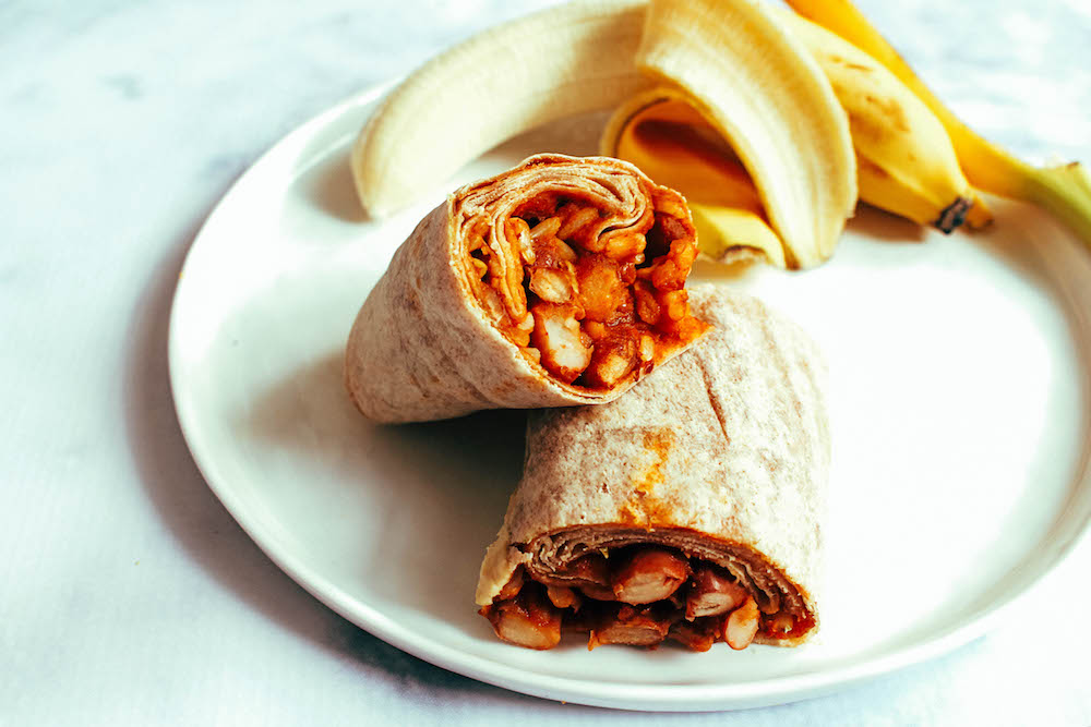 The Plantpower Meal Planner Amy's Breakfast Burrito & Fresh Fruit